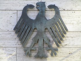 Das Symbolfoto zeigt den Bundesadler. 