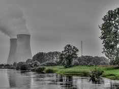 Das Foto zeigt einen Atomreaktor. 