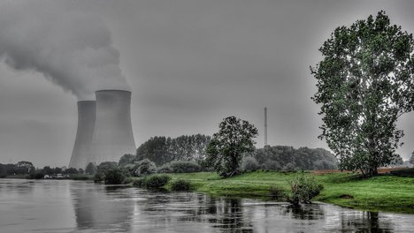 Das Foto zeigt einen Atomreaktor. 